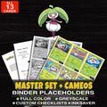 Every Steenee Pokemon card ever made - master set binder placeholders with Steenee