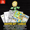 Every Sunflora Pokemon card ever made - master set binder placeholders with Sunflora (Prerelease)
