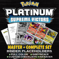 Supreme Victors Pokemon binder placeholders printable PDF - includes Charizard G Lv.X