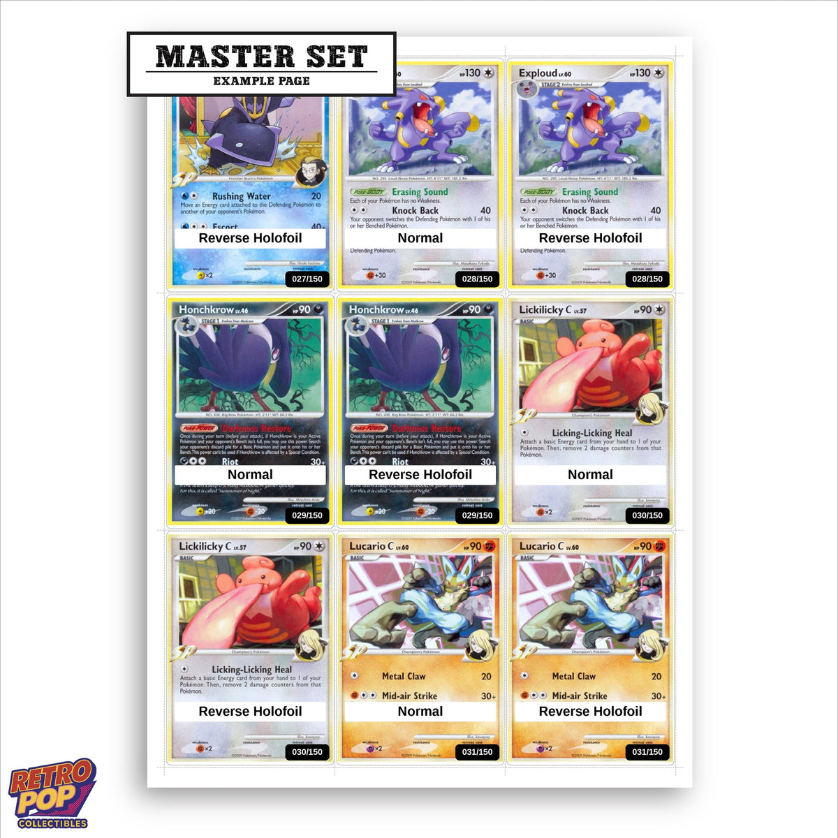 Printed Supreme Victors placeholders in binder - real photo 1