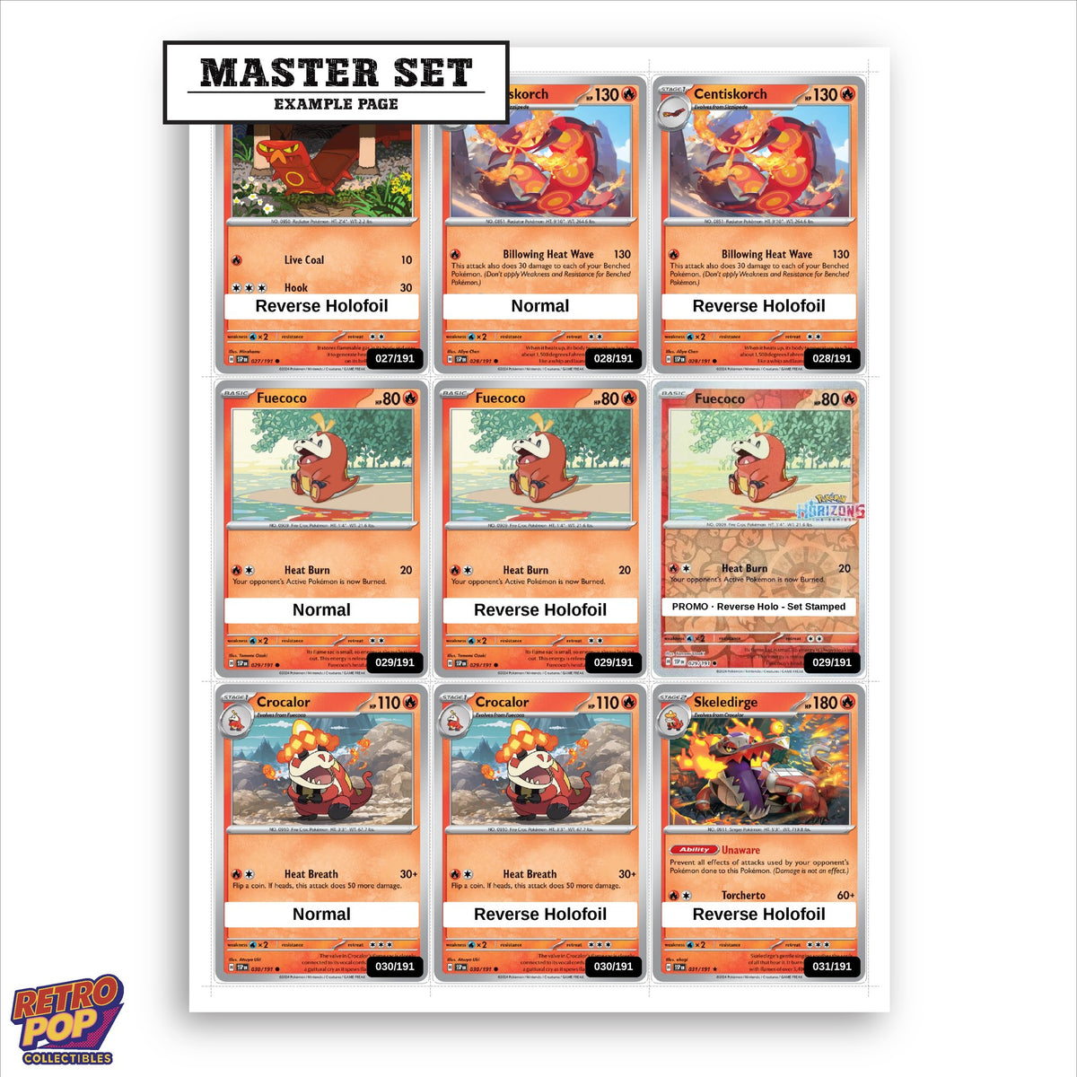Printed Surging Sparks placeholders in binder - real photo 1