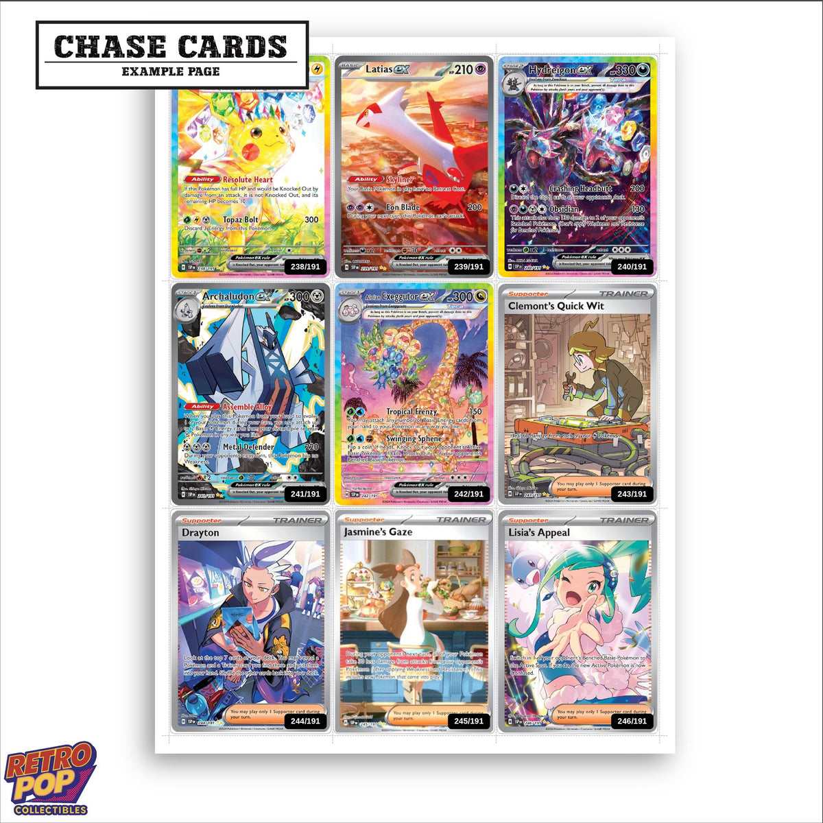 Printed Surging Sparks placeholders in binder - real photo 2