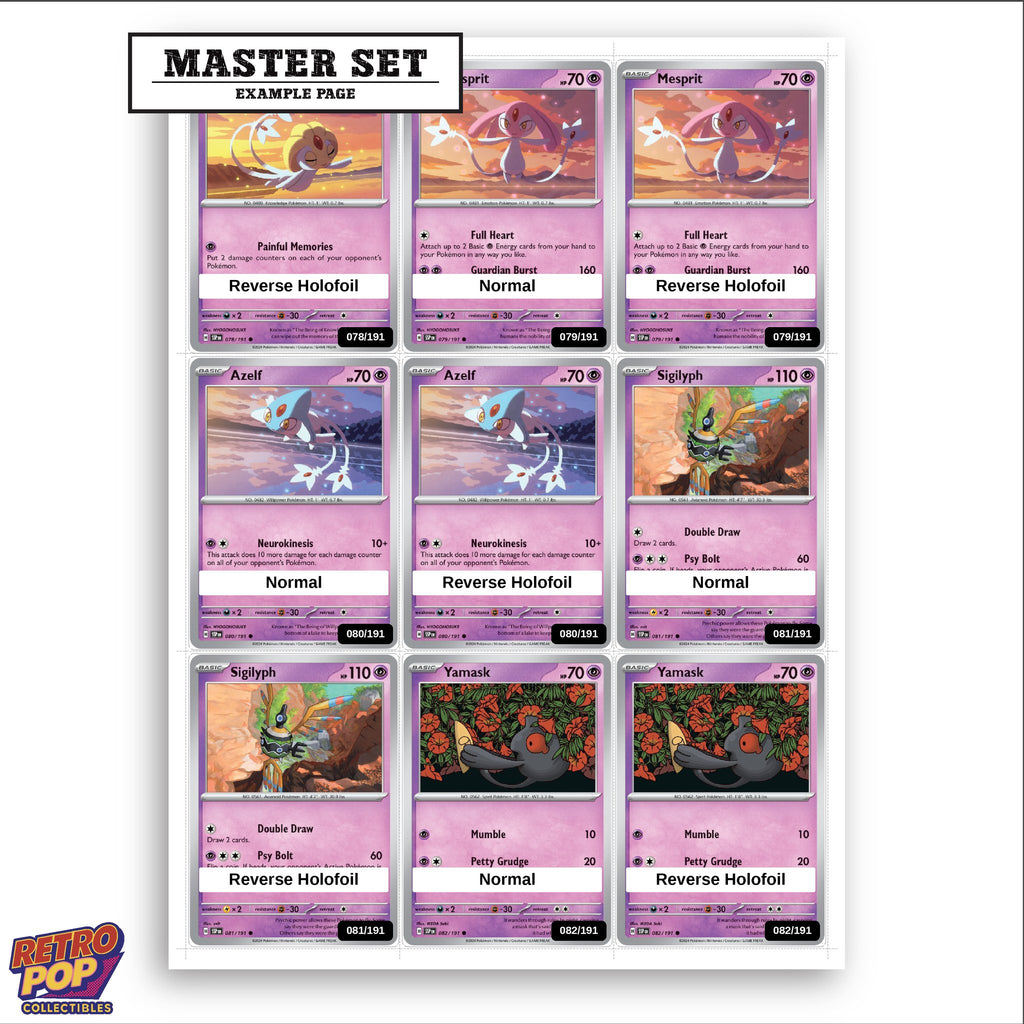 Printed Surging Sparks placeholders in binder - real photo 3