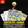 Every Tadbulb Pokemon card ever made - master set binder placeholders with Iono's Tadbulb