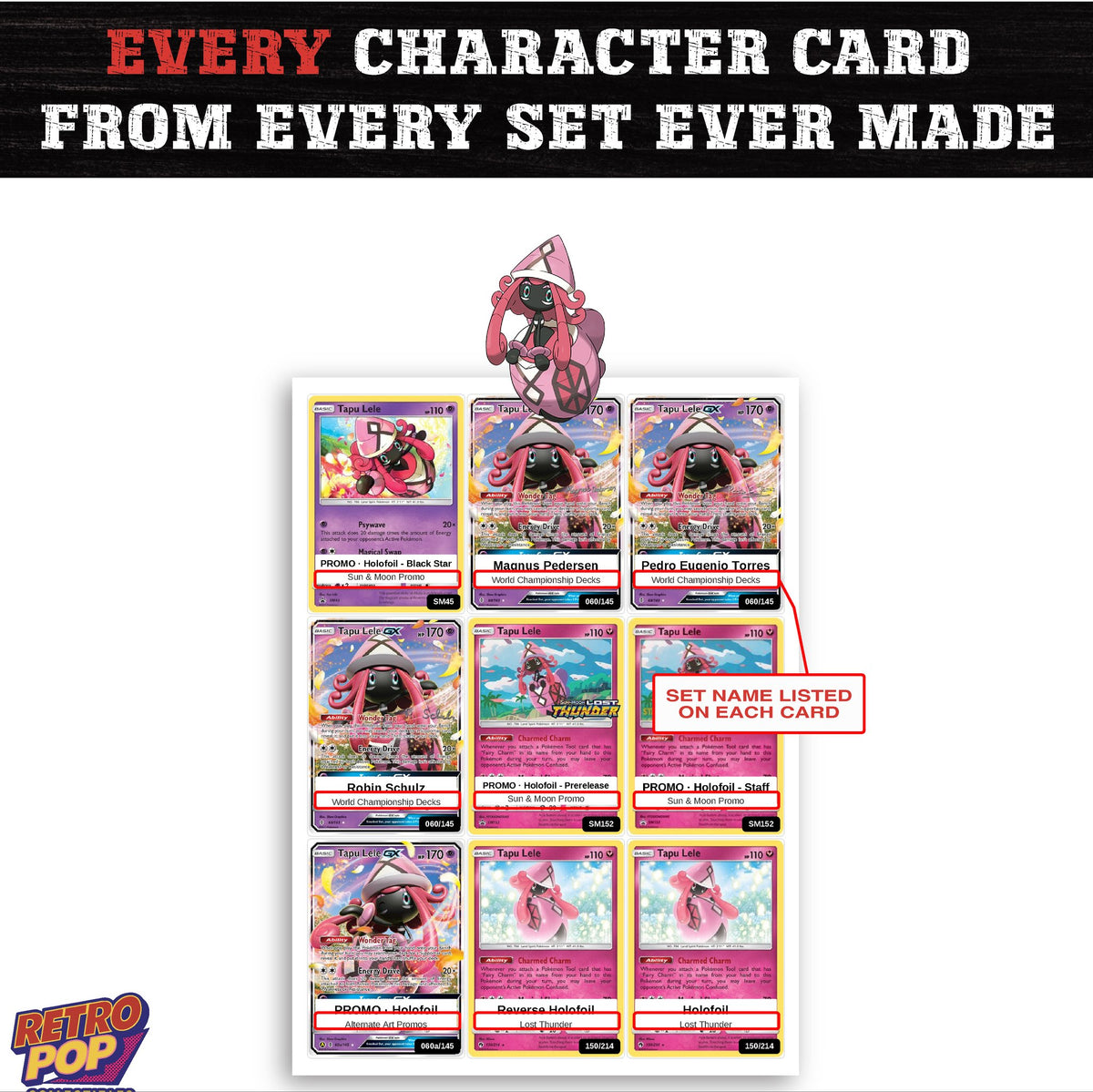 Tapu Lele card collection preview - every set Tapu Lele appears in