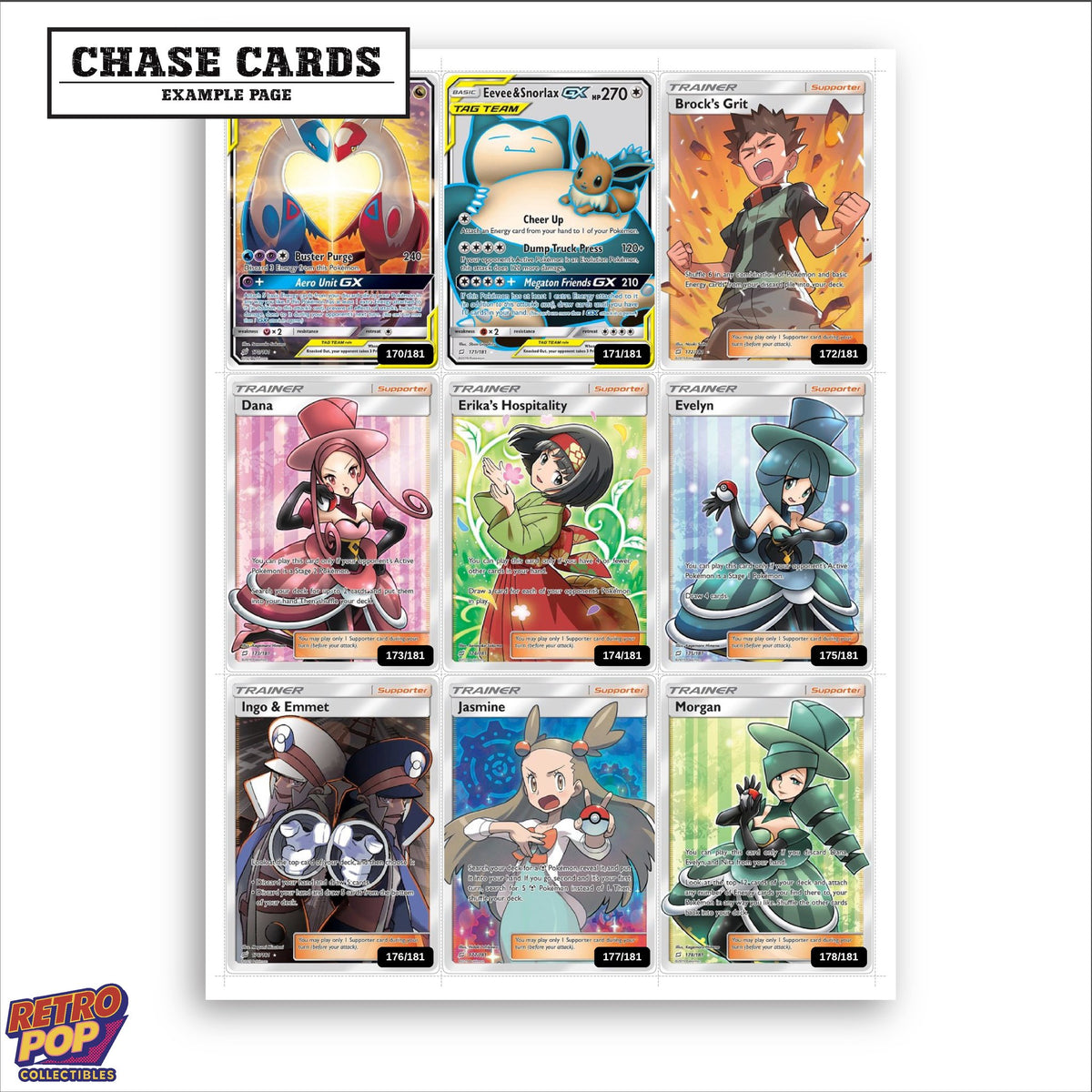Printed Team Up placeholders in binder - real photo 2