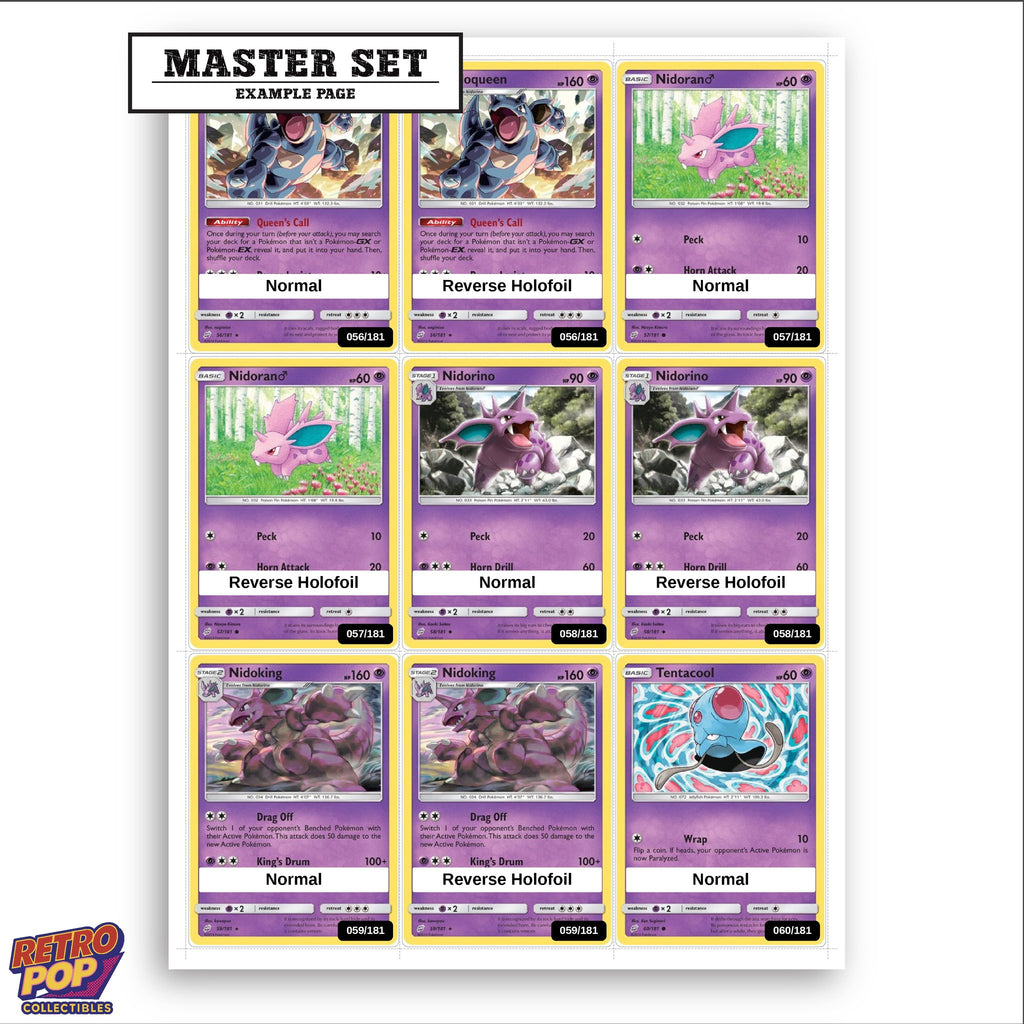 Printed Team Up placeholders in binder - real photo 3