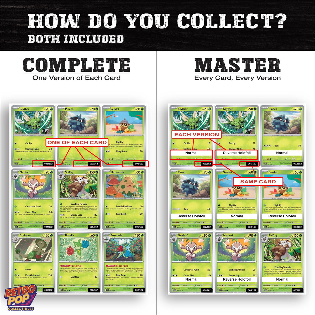 Complete Set vs Master Set versions of Temporal Forces binder placeholders