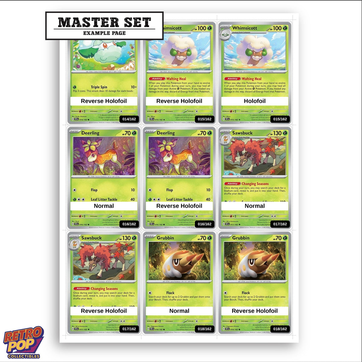 Printed Temporal Forces placeholders in binder - real photo 3