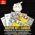 Every Togedemaru Pokemon card ever made - master set binder placeholders with Togedemaru
