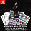 Trafalgar Law One Piece card binder placeholders printable PDF - includes Trafalgar Law