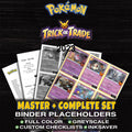 Trick or Trade BOOster Bundle 2023 Pokemon binder placeholders printable PDF - includes Phantump