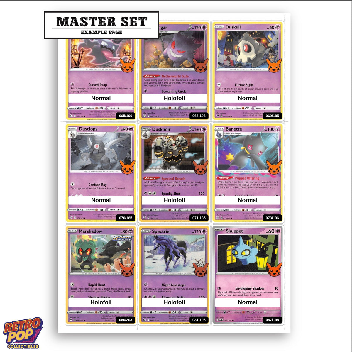 Printed Trick or Trade BOOster Bundle 2023 placeholders in binder - real photo 3