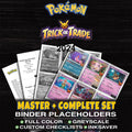 Trick or Trade BOOster Bundle 2024 Pokemon binder placeholders printable PDF - includes Phantump