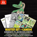 Every Tropius Pokemon card ever made - master set binder placeholders with Tropius