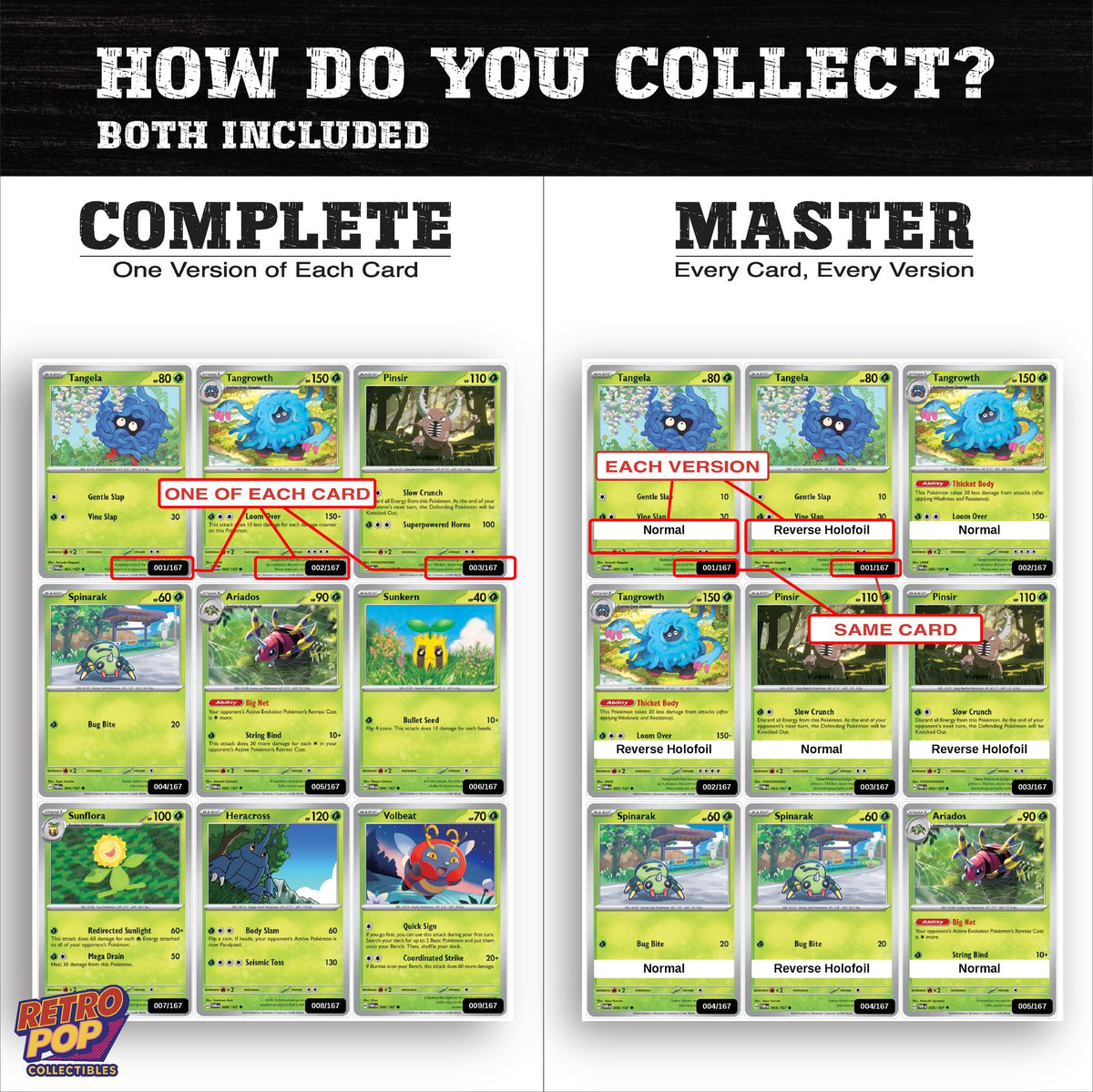Complete Set vs Master Set versions of Twilight Masquerade binder placeholders