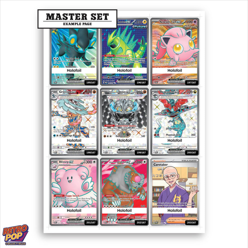Printed Twilight Masquerade placeholders in binder - real photo 1