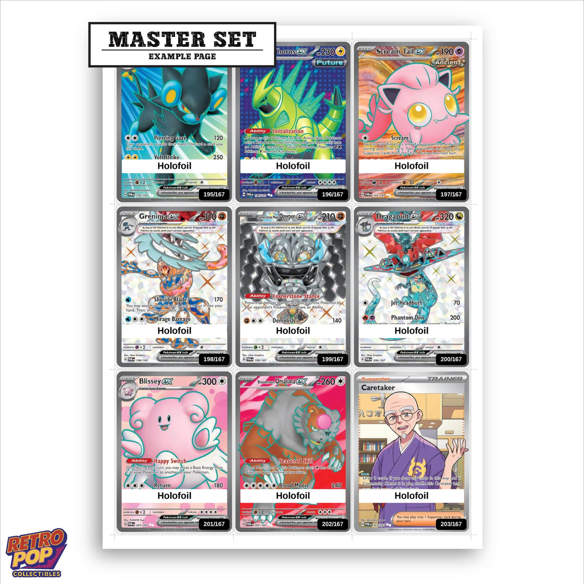 Printed Twilight Masquerade placeholders in binder - real photo 1