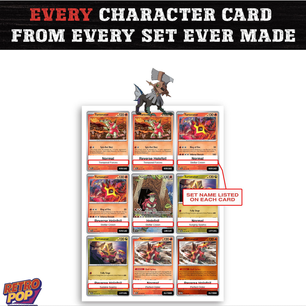 Type: Null card collection preview - every set Type: Null appears in