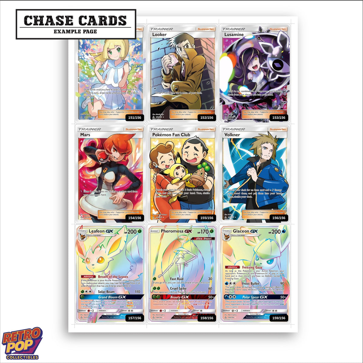 Printed Ultra Prism placeholders in binder - real photo 2