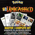 Unleashed Pokemon binder placeholders printable PDF - includes Tyranitar (Prime)