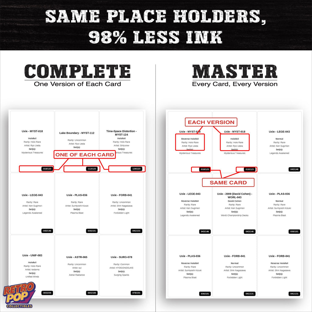 Ink saver greyscale Uxie placeholder sheet - 98 percent less ink
