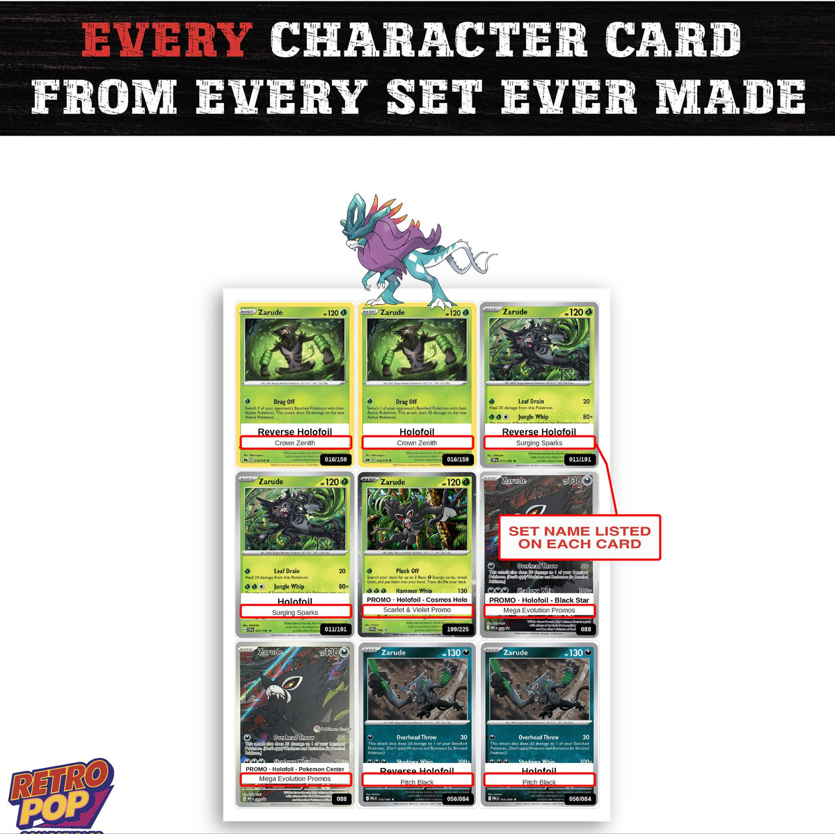 Walking Wake card collection preview - every set Walking Wake appears in