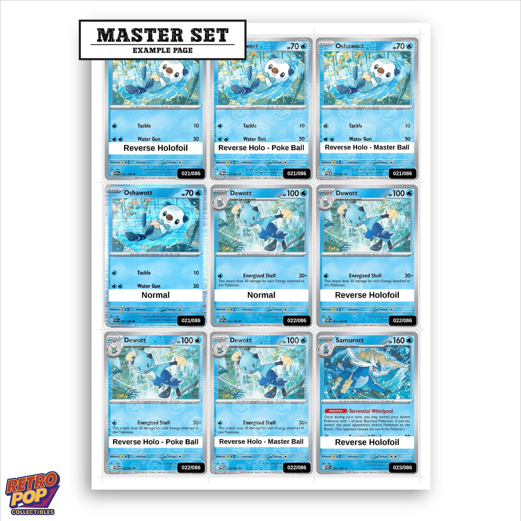 Printed White Flare placeholders in binder - real photo 1