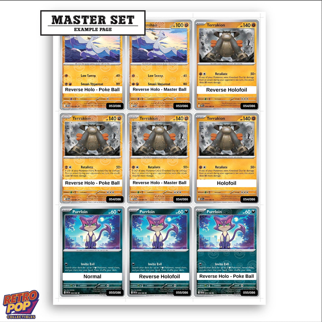 Printed White Flare placeholders in binder - real photo 3