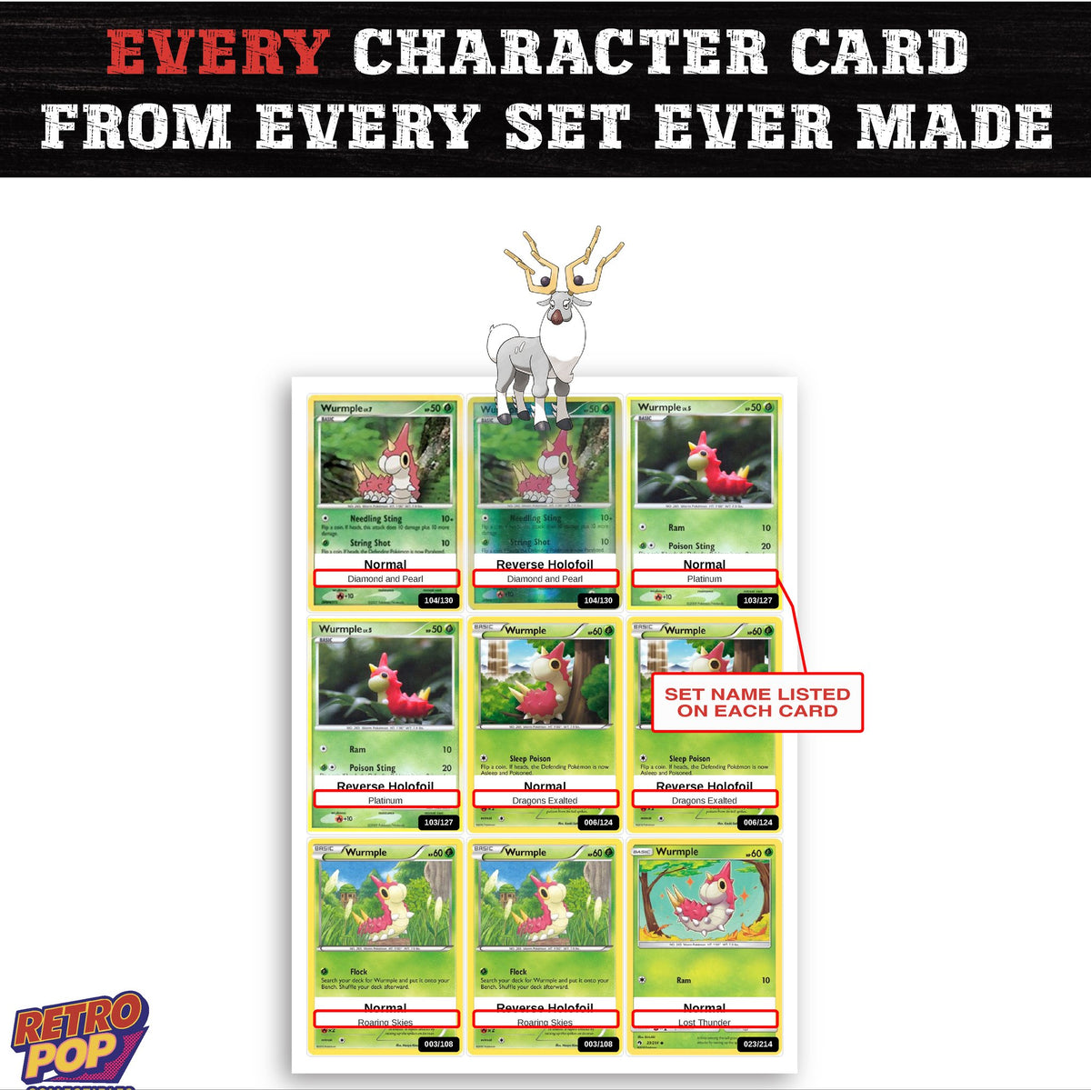 Wyrdeer card collection preview - every set Wyrdeer appears in