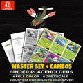 Every Yanmega Pokemon card ever made - master set binder placeholders with Yanmega ex